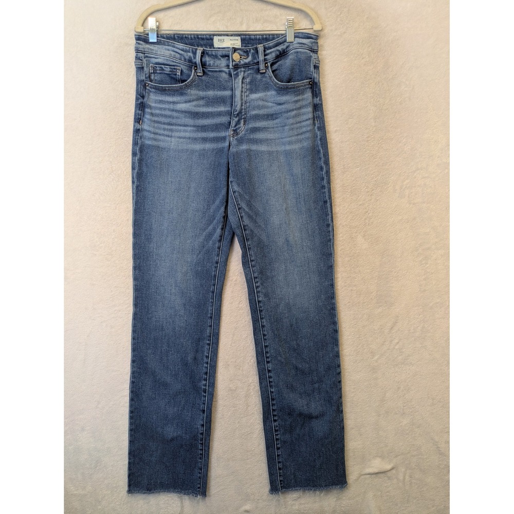 BKE Payton Jeans Men's 28x34 Blue Classic Straight Mid-Rise Medium Wash Stretch